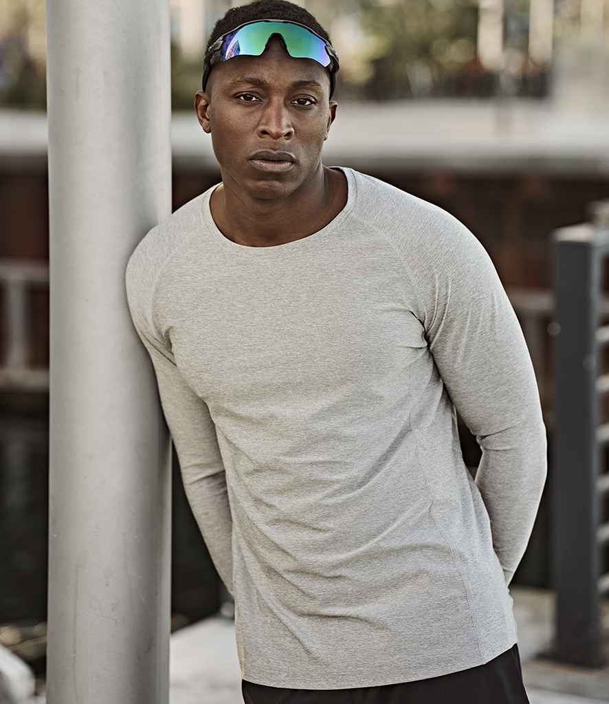 Tee Jays Long Sleeve CoolDry™ T-Shirt | Grey Melange