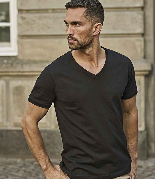 Tee Jays V Neck Sof T-Shirt | Black