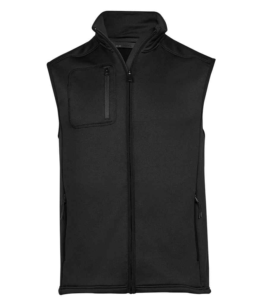 Tee Jays Stretch Fleece Bodywarmer | Black