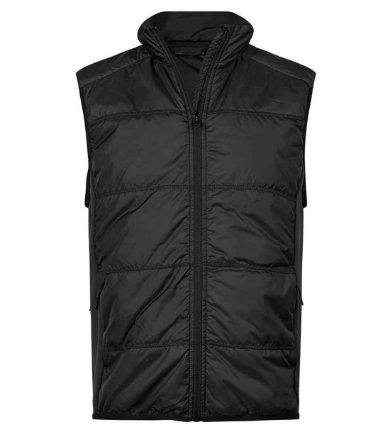 Tee Jays Hybrid-Stretch Bodywarmer | Black/Black
