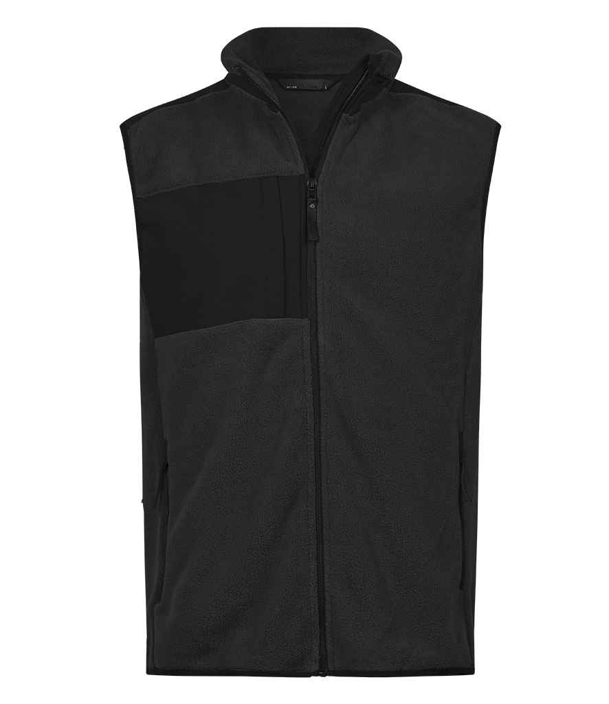 Tee Jays Mountain Fleece Bodywarmer | Black/Black