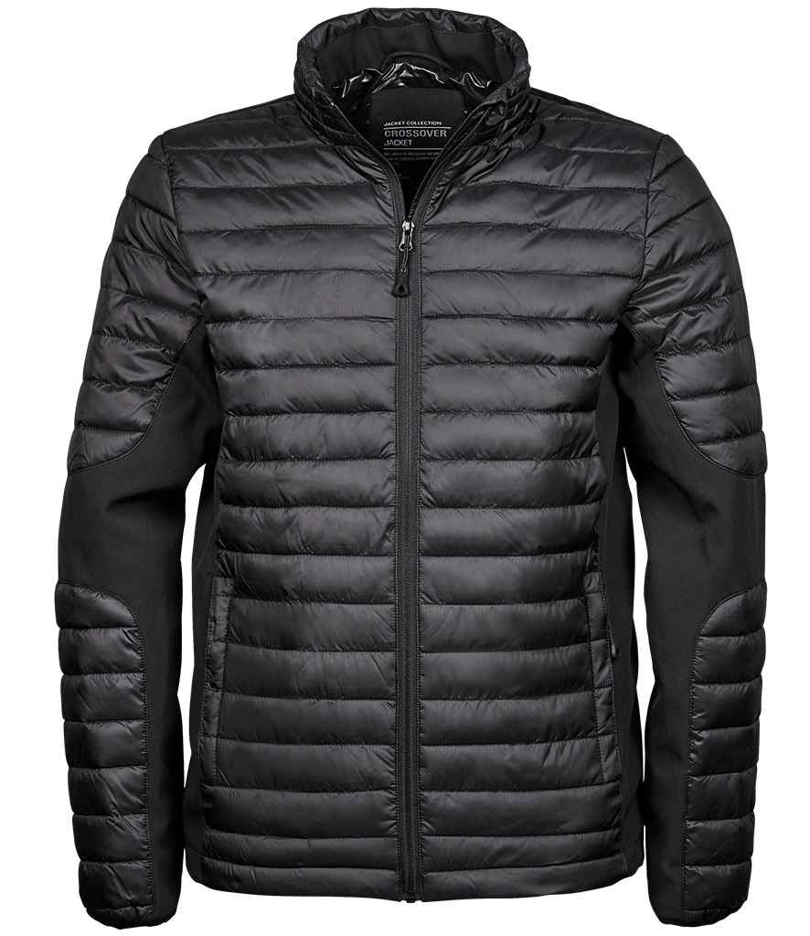 Tee Jays Crossover Padded Jacket | Black/Black