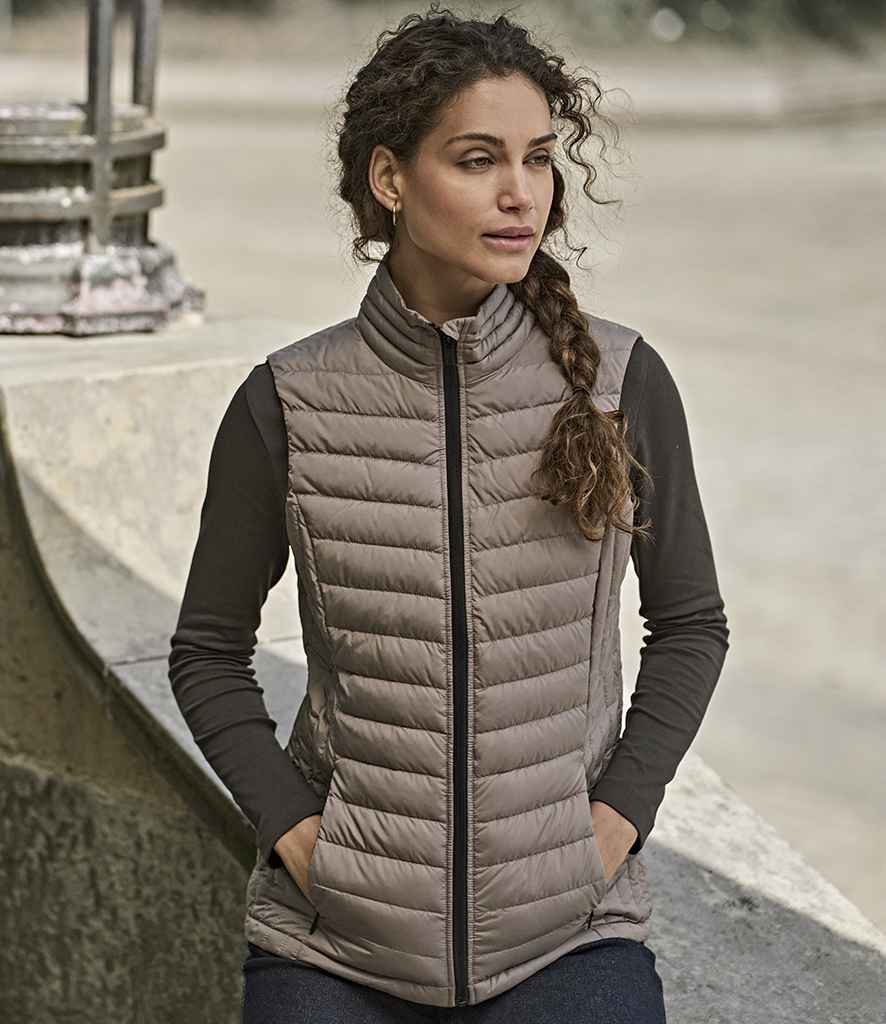 Tee Jays Ladies Zepelin Padded Bodywarmer | Driftwood
