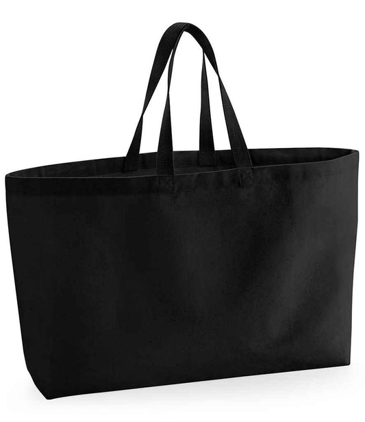 Westford Mill Oversized Canvas Tote Bag | Black