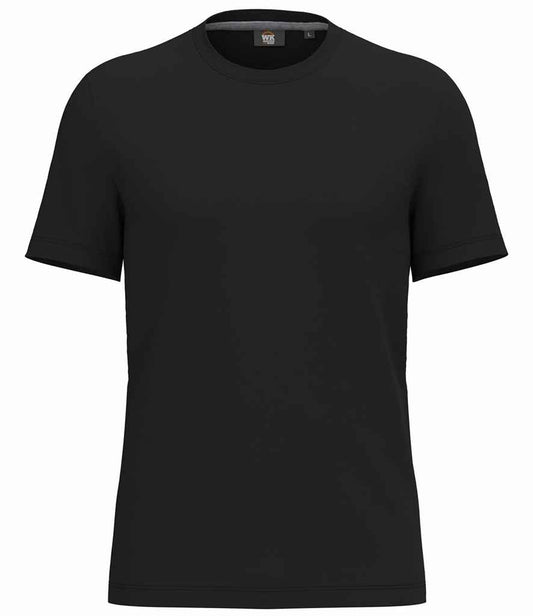 WK Designed to Work Anti-Bacterial Short Sleeve T-Shirt | Black