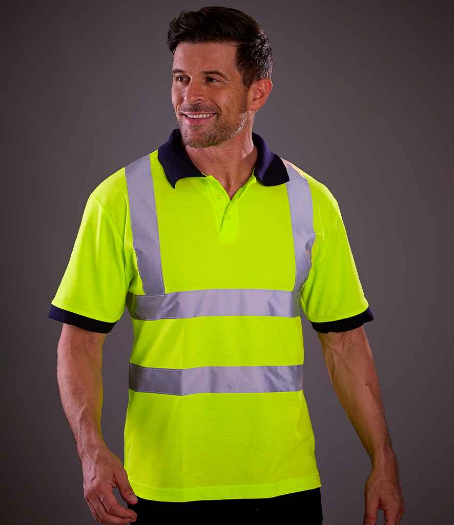 Yoko Hi-Vis Polo Shirt | Yellow