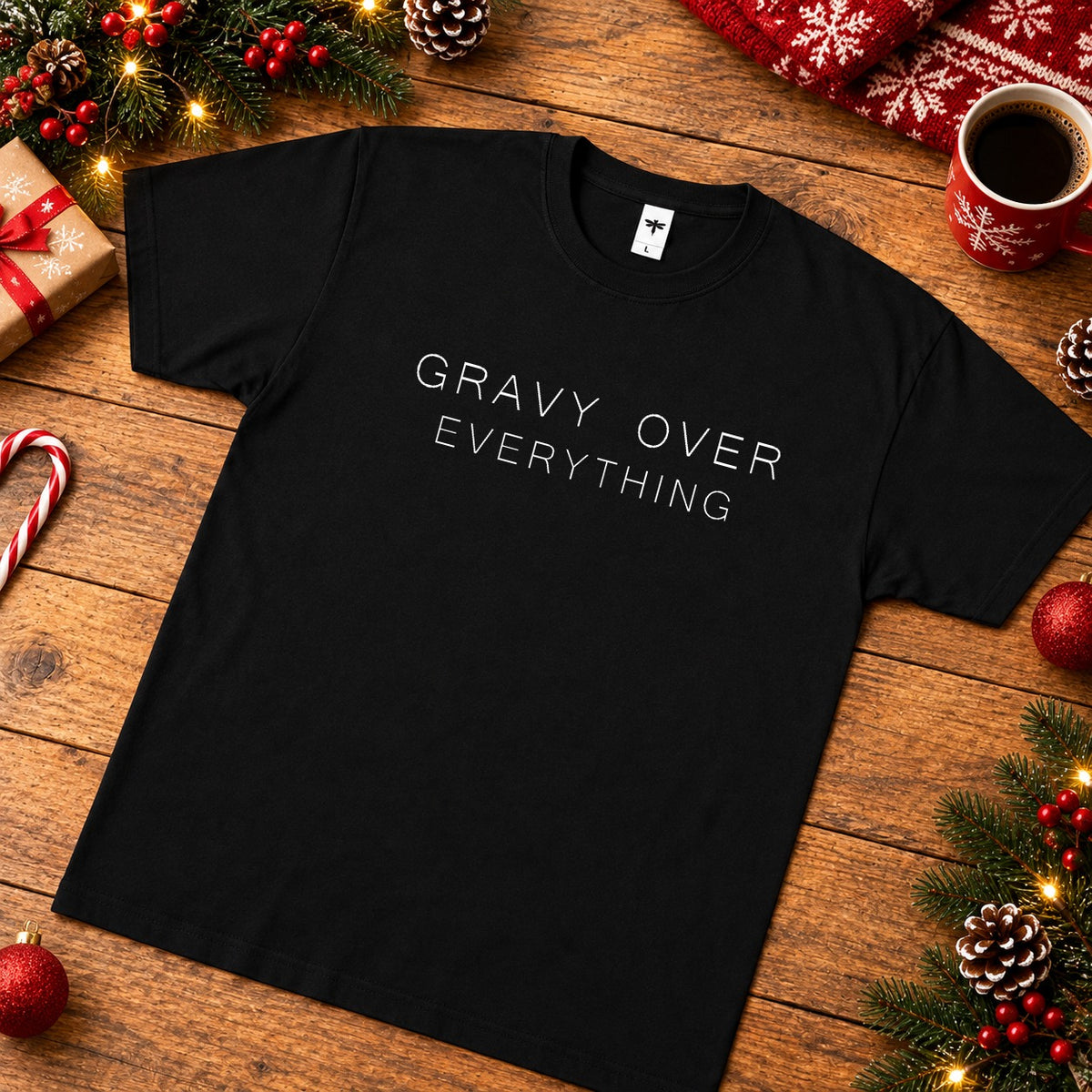 Gravy Over Everything lifestyle Christmas mockup