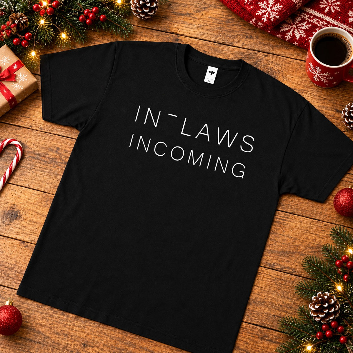 In-Laws Incoming lifestyle Christmas mockup
