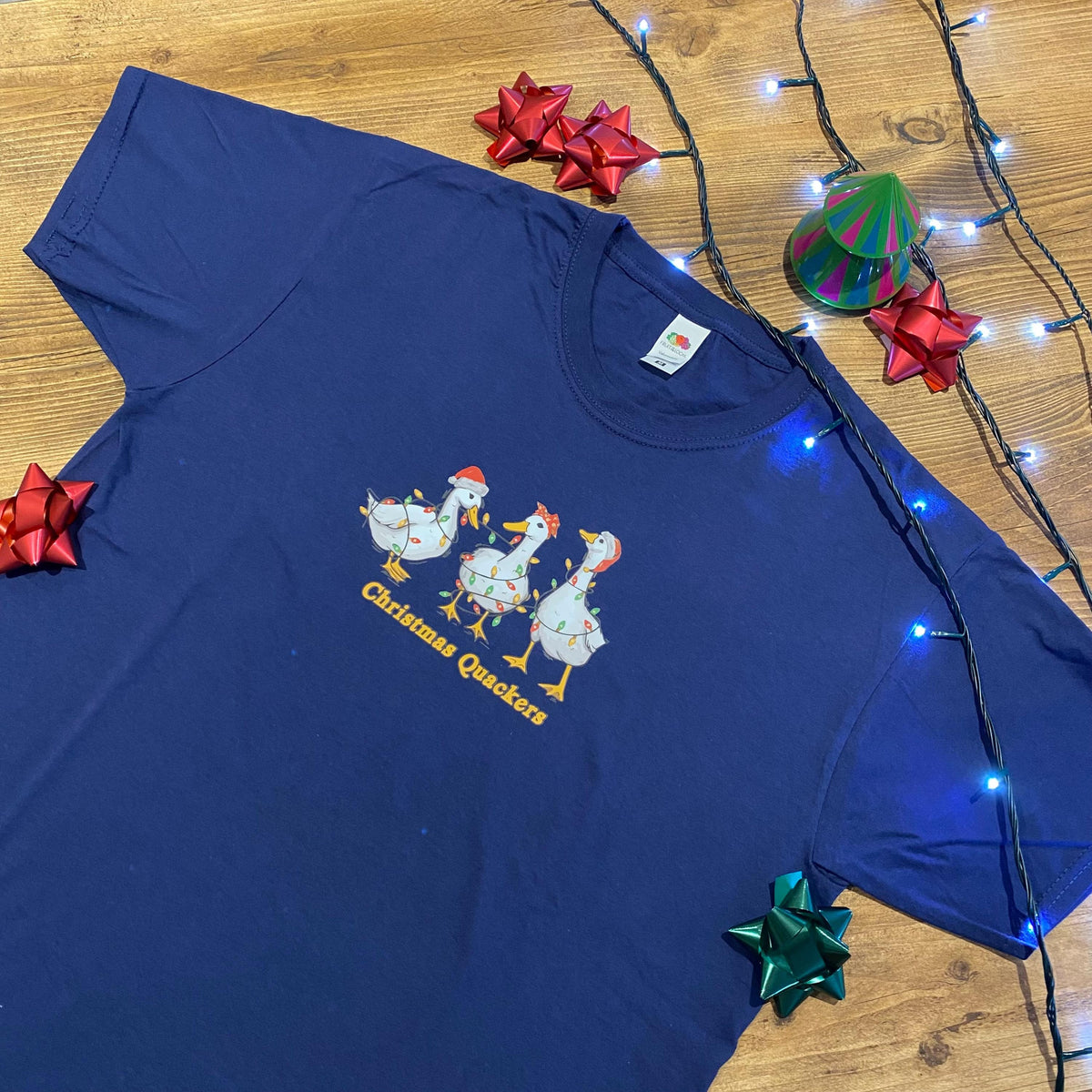 Christmas Quackers funny Christmas t-shirt