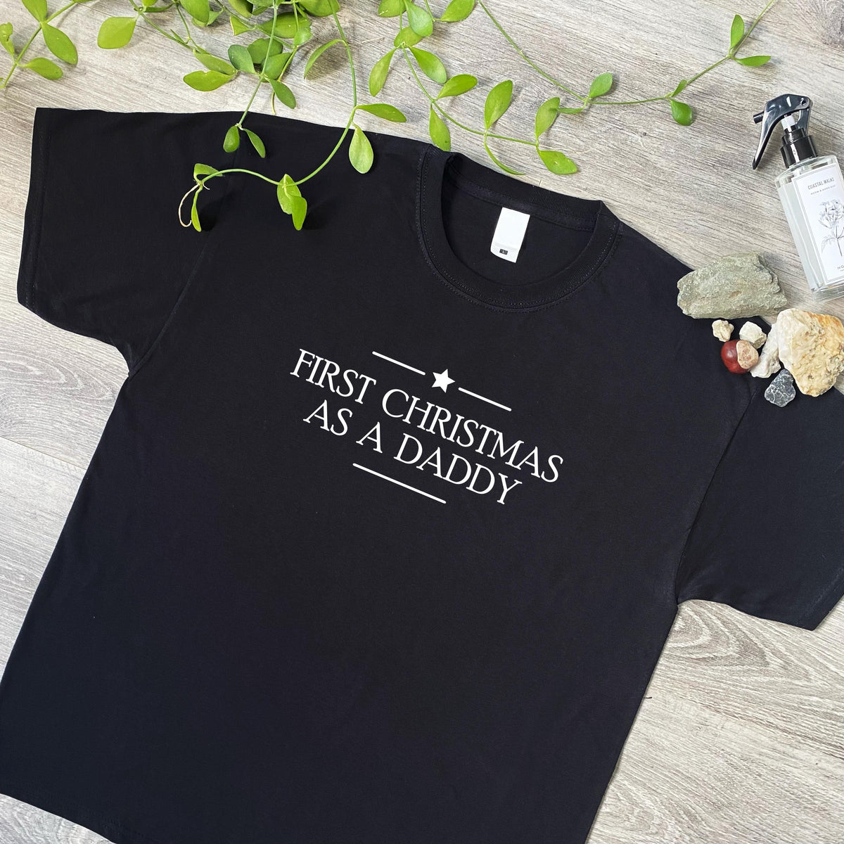 First Christmas As A Daddy funny Christmas t-shirt