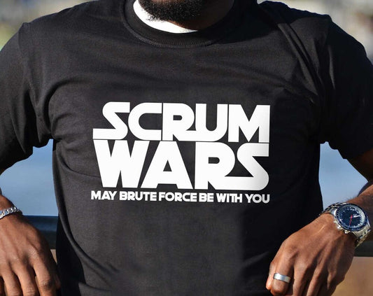 Scrum Rugby Funny Mens T-Shirt