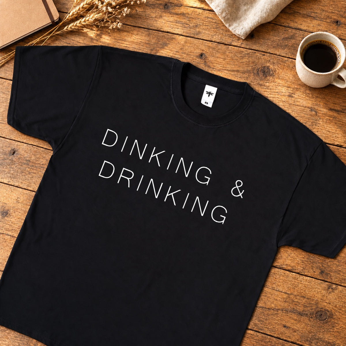 Dinking & Drinking lifestyle padel pickleball mockup
