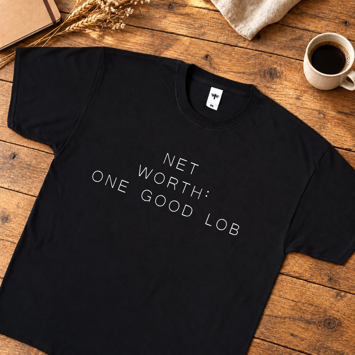 Net Worth: One Good Lob lifestyle padel pickleball mockup