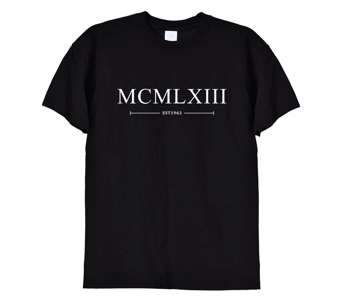 Born 1963 Roman Numerals Funny T-Shirt & Hoodie, 532 on white t-shirt